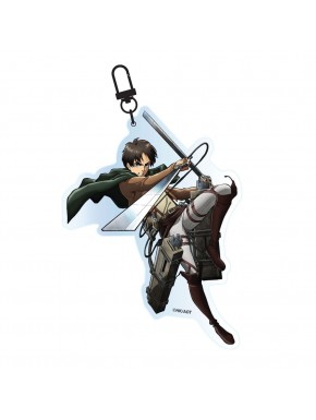 Chaveiro acrílico de Eren Jaeger de Attack on Titan