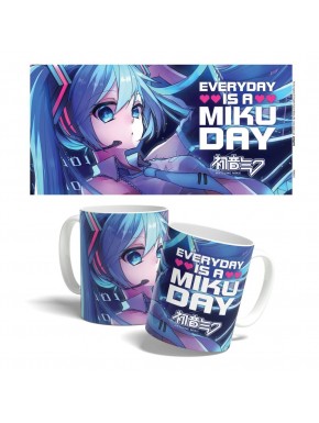 Taza Hatsune Miku 325 ml diseño vibrante