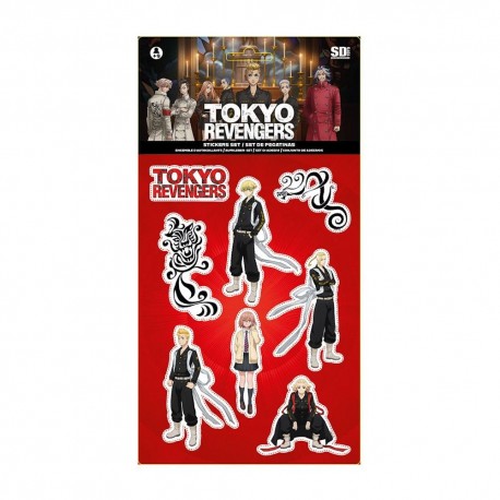 Set de stickers Tokyo Revengers par SD Toys, licence officielle