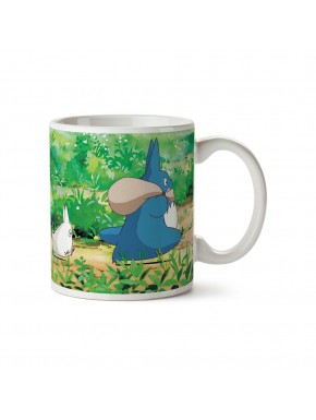 Mug en céramique blanc et bleu de Studio Ghibli Totoro