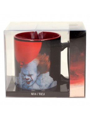 Taza de cerámica Pennywise con globo rojo