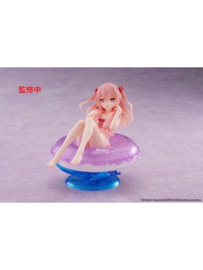 Statue de Sajuna Inui de My Dress-Up Darling sur bouée violette