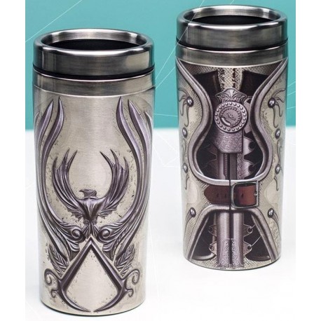 Travel mug Assassin's Creed Logo Chrome