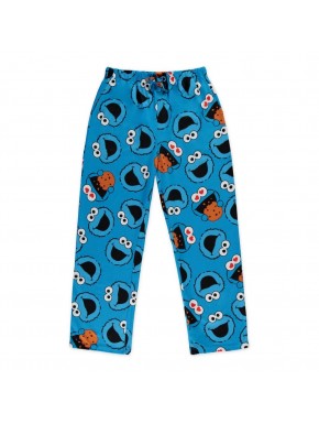 Pantalones de jersey Cookie Monster azul con estampado de Sesamstraße