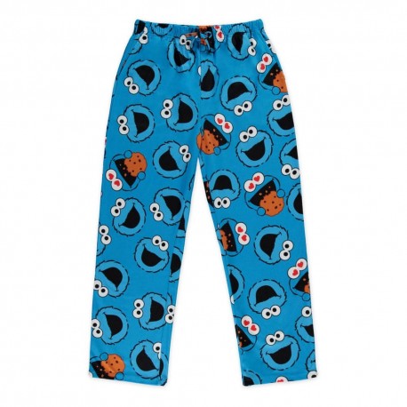 Pantalones de jersey Cookie Monster azul con estampado de Sesamstraße