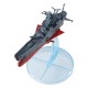 Statue de Space Battleship Yamato 2202 avec anneau d'astéroïdes