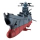 Statue de Space Battleship Yamato 2202 avec anneau d'astéroïdes