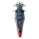 Statue de Space Battleship Yamato 2202 avec anneau d'astéroïdes