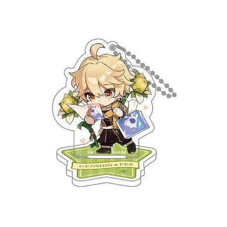 Figura acrílica de Aether de Genshin Impact, 9 cm