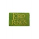 Felpudo verde con logo de El Señor de los Anillos