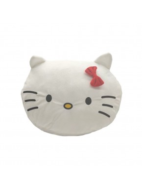 Cojín calientamanos Hello Kitty blanco con lazo rojo