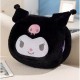 Cojín calientamanos Kuromi Sanrio negro y blanco