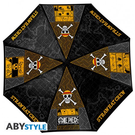 Paraguas One Piece con diseño de equipo de Sombrero de Paja