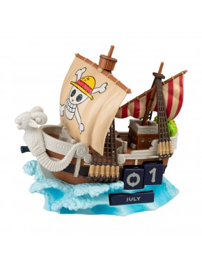 Calendário perpétuo 3D One Piece Going Merry