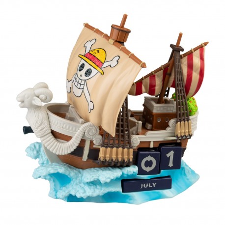 Calendário perpétuo 3D One Piece Going Merry