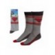 Chaussettes Superman grises taille unique 38-45