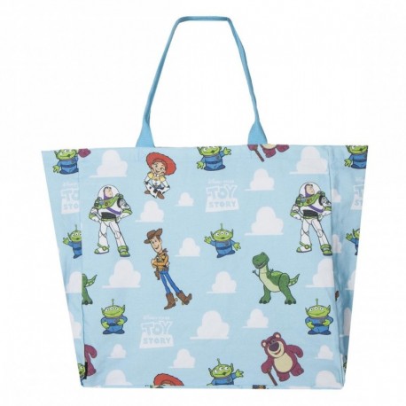 Sac shopping XL Toy Story bleu clair