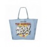 Sac shopping XL Mickey bleu 70% polyester et 30% coton