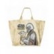 Bolsa shopping XL The Mandalorian con ilustración de Mandaloriano y Baby Yoda