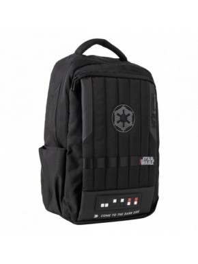 Sac à dos noir Star Wars avec emblème de l'Empire