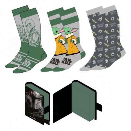 Pack de calcetines The Mandalorian, diseño de personajes