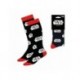 Chaussettes adulte Star Wars fond noir logo blanc