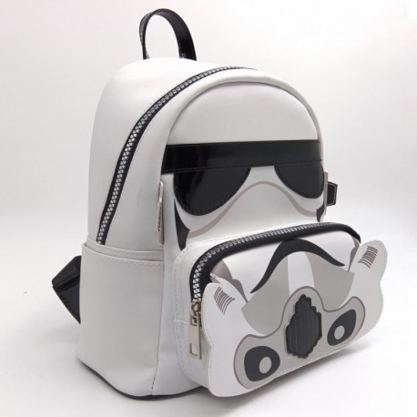 Mochila branca Star Wars Stormtrooper em couro sintético