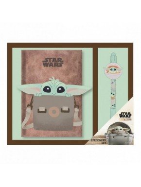 Set de papelería The Mandalorian con Grogu