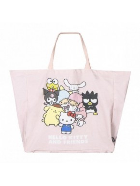 Sac rose clair Hello Kitty et amis