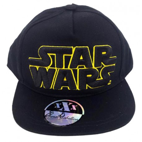 Cap Star Wars Logo Black