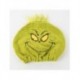 Serviette verte à cheveux avec design Le Grinch