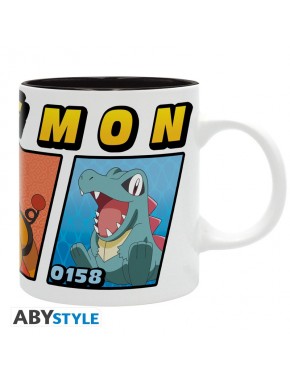 Caneca Pokémon com design Starters Legends