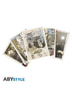 Set de postales Harry Potter con ilustraciones icónicas