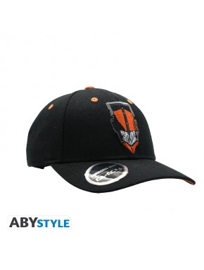 Casquette noire Chainsaw Man avec logo orange