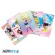 Conjunto de 5 postais de Sailor Moon com designs coloridos