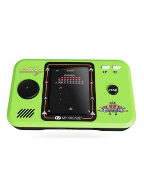 Console Pocket Player Galaga 2 MY ARCADE em verde