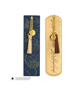 Puntos de libro El Señor de los Anillos con mapa y escritura élfica