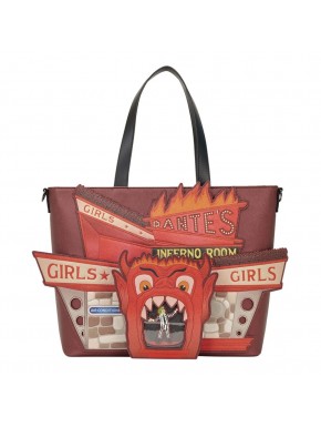 Bolsa Canvas Beetlejuice de Loungefly en lino