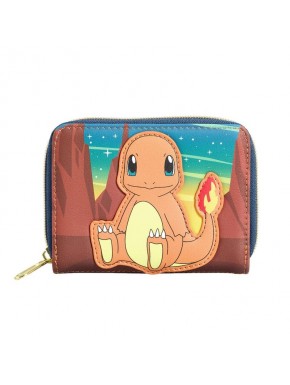 Monedero Charmander Loungefly con paisaje Pokémon