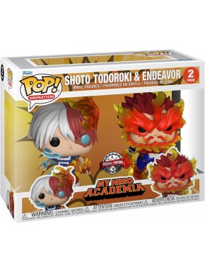 Pack de figuras Funko Pop Todoroki y Endeavor 9 cm