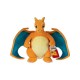 Peluche Charizard Pokémon 30 cm color naranja y azul