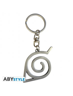 Llavero metálico 3D de Konoha Naruto Shippuden