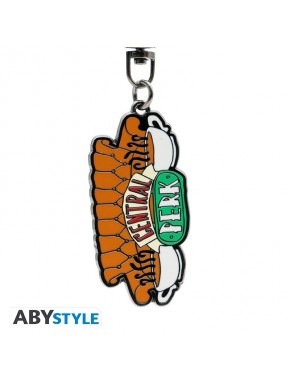 Llavero de metal Central Perk con diseño de sofá de Friends