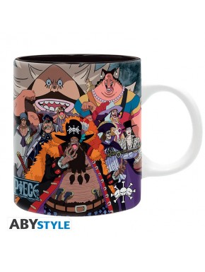 Taza One Piece 320 ml Tripulación de Barbanegra
