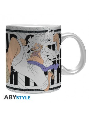 Tasse One Piece Luffy Gear 5th 320 ml subli silver