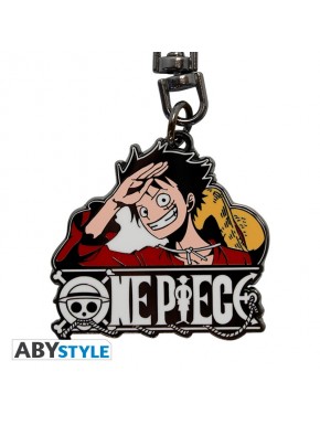 Porte-clés métallique de Luffy de One Piece