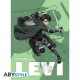 Poster Chibi de Levi Ataque dos Titãs 52x38 cm