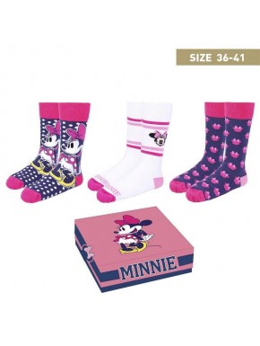 Set de chaussettes Minnie Mouse Disney taille 36-41