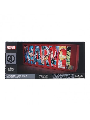 Lámpara del logo Marvel Avengers de 30 cm