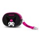 Monedero negro Hello Kitty Kuromi Skull con cremallera